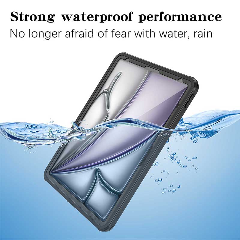 Cargue la imagen en el visor de la galería, Apple iPad Air 6th Gen 13&quot; (2024) - Shellbox Waterproof Heavy Duty Lifeproof Style Case
