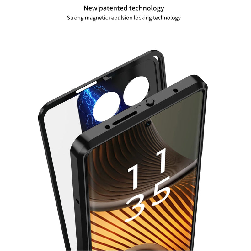 Cargue la imagen en el visor de la galería, Motorola Moto X40 - Metal Frame Magnetic Shockproof Protective Case
