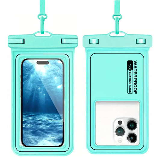 [Waterproof Phone Pouch] iPhone 16/15/14/13/12 Pro Max Plus Samsung Galaxy S24/S23/S22/S21 Google Pixel Etc, Up to 6.9'' - IP68 Universal Floating Float Water Proof Cell Phone Dry Bag Phone Case Protector