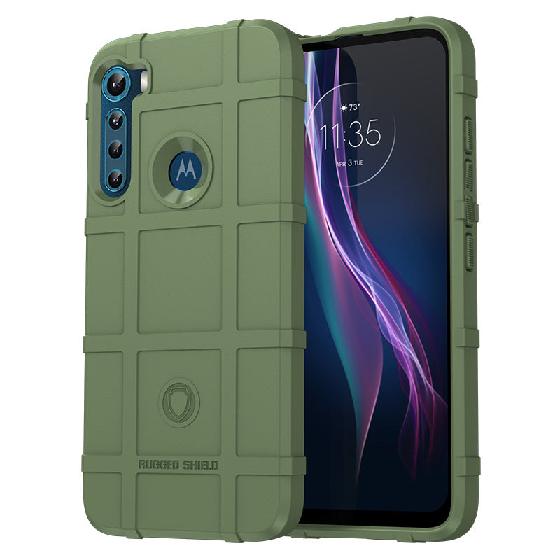 Chargez l&#39;image dans la visionneuse de la galerie, Motorola Moto One Fusion/One Fusion+ - Shield Shockproof Rugged Heavy Duty Case  With 2PC Tempered Glass Screen Protector
