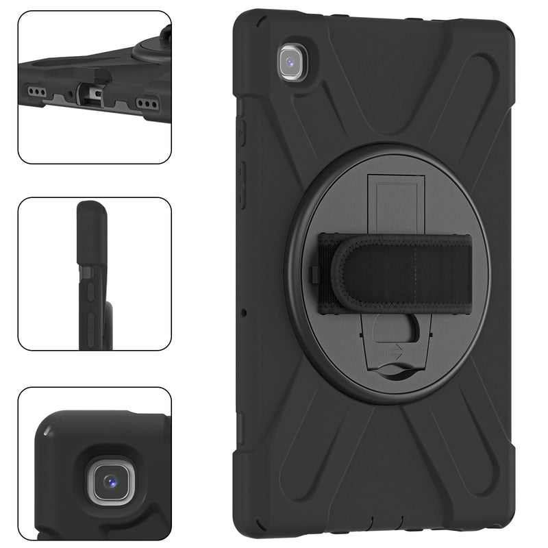 Load image into Gallery viewer, Samsung Galaxy Tab A 10.1&quot; 2019 (T510/T515) Heavy Duty 360 Degree Rotate Stand Hand Strap Case - Polar Tech Australia
