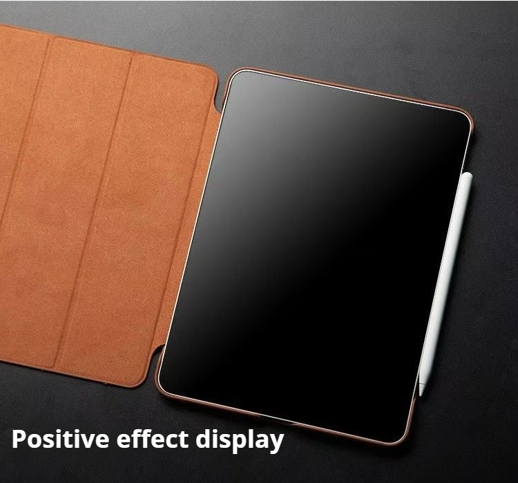 Cargue la imagen en el visor de la galería, Apple iPad Pro 11-inch 4th Gen (2022) Genuine Leather Full-protection Shockproof Case
