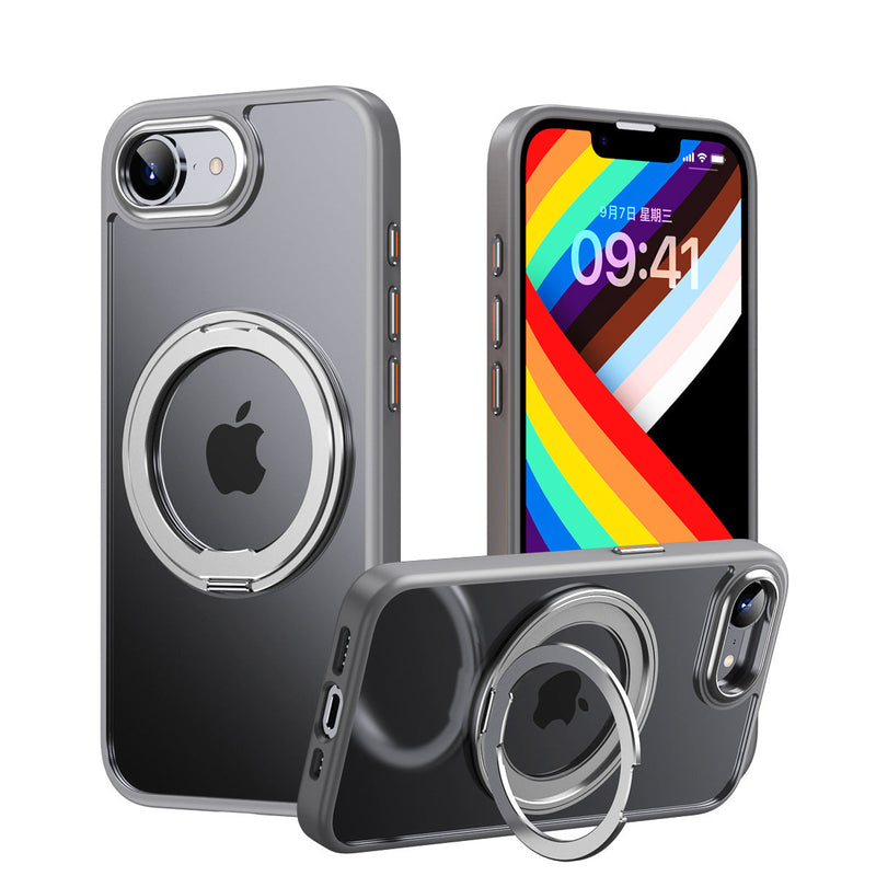 Cargue la imagen en el visor de la galería, [Magsafe Compatible][360° Rotating Stand] Apple iPhone 16e Matte Shockproof Essentials Series Case
