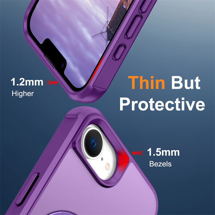 Cargue la imagen en el visor de la galería, [Magsafe Compatible][360° Rotating Stand] Apple iPhone 16e Full-coverage Shockproof Essentials Series Case
