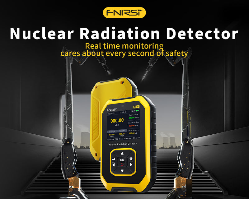 Cargue la imagen en el visor de la galería, [GC-01] FNIRSI Geiger Counter Nuclear Radiation Detector Personal Dosimeter X-ray γ-ray β-ray Radioactivity Tester Marble Detector
