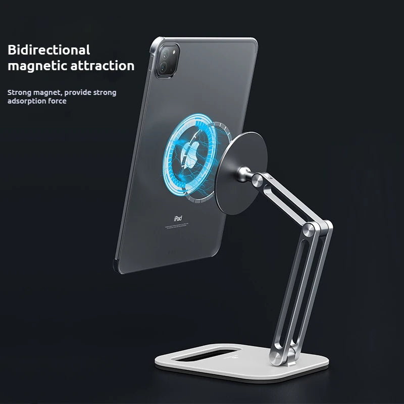 Load image into Gallery viewer, BONERUY Magnetic Tablet Stand Foldable and Adjustable Magnetic Suspension iPad Stand
