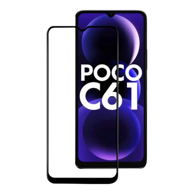 XIAOMI Poco C61 Full Covered Tempered Glass Screen Protector - Polar Tech Australia