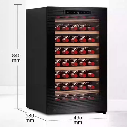 [52 Bottle] [CWC-120A] Vinocave Stainless Steel Freestanding Wine Refrigerator Drink Bar Cooler Fridge - Polar Tech Australia