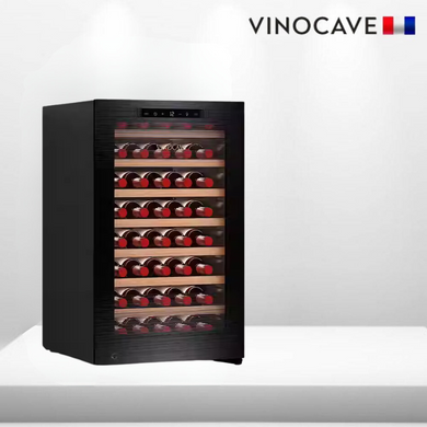 [52 Bottle] [CWC-120A] Vinocave Stainless Steel Freestanding Wine Refrigerator Drink Bar Cooler Fridge - Polar Tech Australia