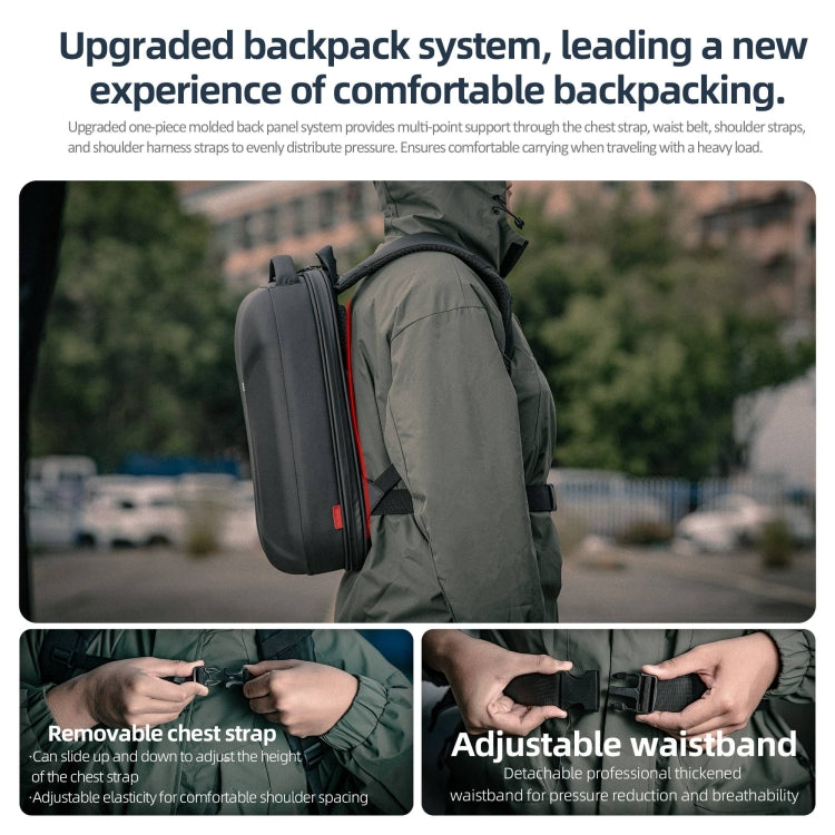 Cargue la imagen en el visor de la galería, STARTRC Hard Shell Waterproof Backpack for DJI Drones
