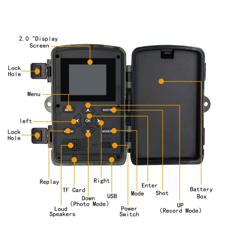 Chargez l&#39;image dans la visionneuse de la galerie, [PR4000] 4K Infrared Night Vision Wild Animal Hunting Tracking Camera
