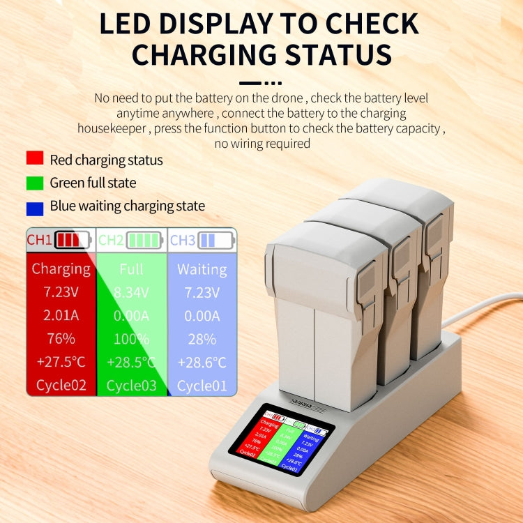 Cargue la imagen en el visor de la galería, STARTRC 3 in 1 Charging Butler Battery Charger for DJI Mini 4 Pro / Mini 3/ Mini 3 Pro
