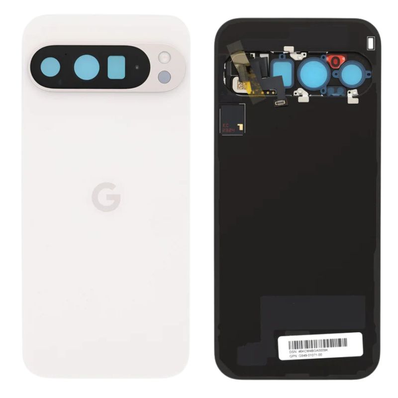 Cargue la imagen en el visor de la galería, [With Camera Lens] Google Pixel 9 Pro (GR83Y, GEC77, GWVK6) - Back Rear Glass Panel Battery Cover
