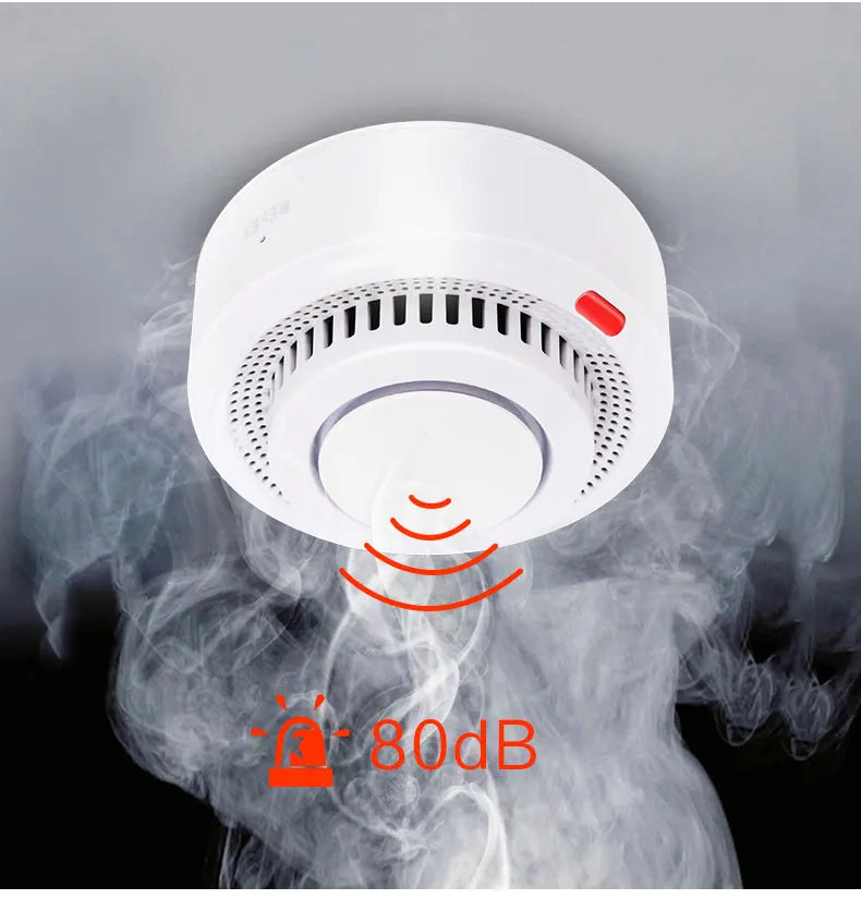 Chargez l&#39;image dans la visionneuse de la galerie, [TUYA Smart Home] Battery Powered Wireless WIFI Smoke Detector Smart Home Security - Polar Tech Australia
