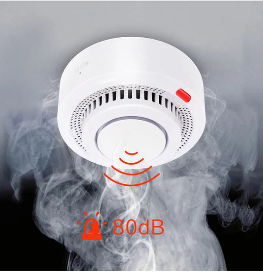 [TUYA Smart Home] Battery Powered Wireless WIFI Smoke Detector Smart Home Security - Polar Tech Australia