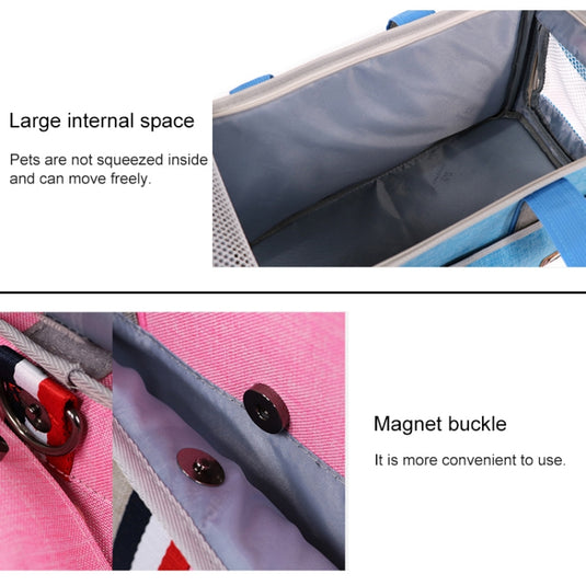 DODOPET Outdoor Portable Oxford Cloth Cat Dog Pet Carrier Bag Handbag Shoulder Bag, Size: 43 x 19 x 26cm, Size: 43 x 19 x 26cm