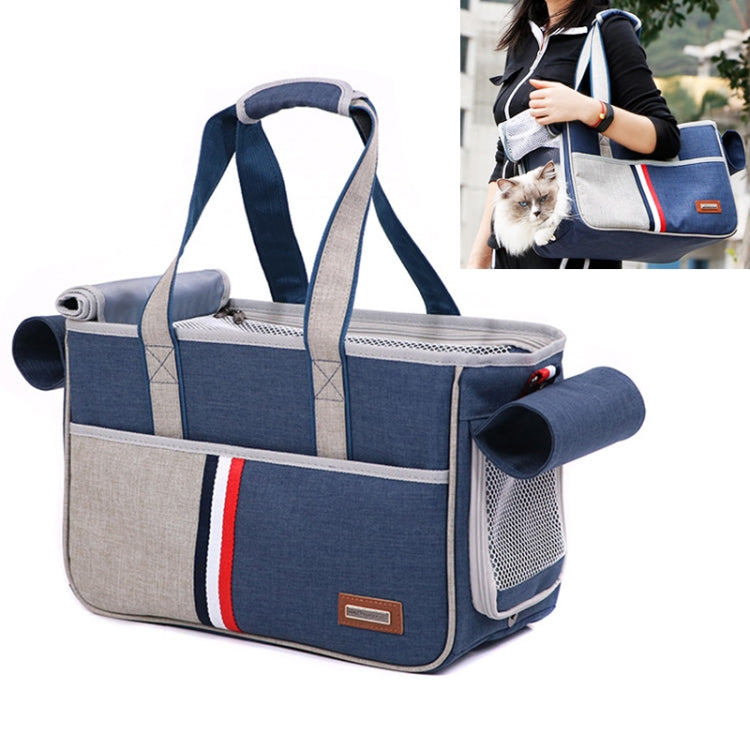 Load image into Gallery viewer, DODOPET Outdoor Portable Oxford Cloth Cat Dog Pet Carrier Bag Handbag Shoulder Bag, Size: 43 x 19 x 26cm, Size: 43 x 19 x 26cm
