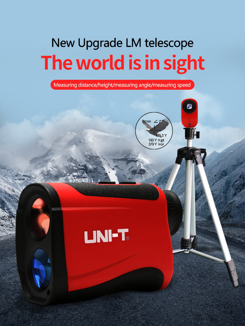 Cargue la imagen en el visor de la galería, [LM600] UNI-T Golf Laser Rangefinder Laser Range Finder Telescope Distance Meter Altitude Angle
