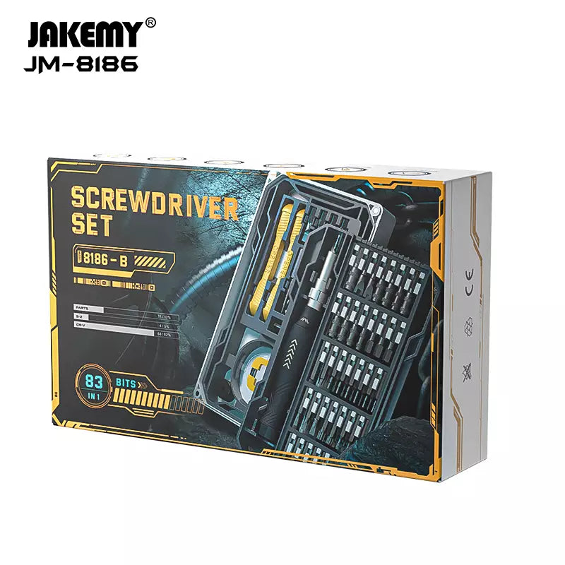 Load image into Gallery viewer, [JM-8186] JAKEMY 83-in-1 Magnetic Screwdriver Set
