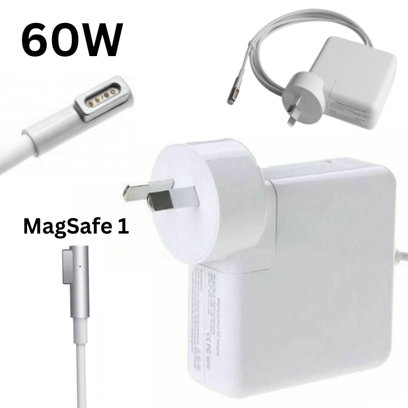 Cargue la imagen en el visor de la galería, [16.5V-3.65A/60W][Magsafe 1 / &quot;L&quot; Tip] MacBook Pro 13&quot; A1278 Charger Power Adapter (16.5V-3.65A) - Polar Tech Australia
