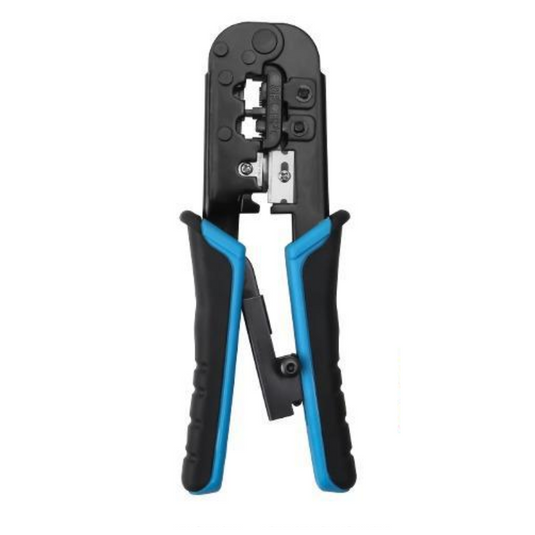 [108 in 1] Portable Self-adjusting 6P/8P Crimping Pliers Wire Cable End Sleeve Ferrule Cutter Crimper Network Ethernet Internet Cable Clamp Tool Tester Set - Polar Tech Australia