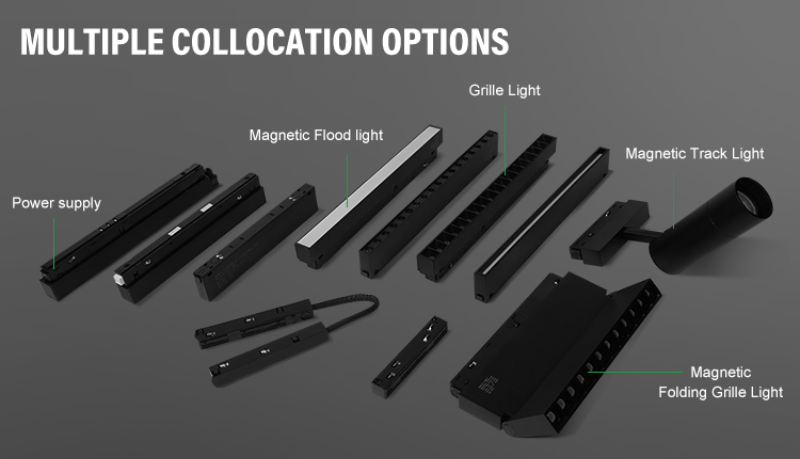 Cargue la imagen en el visor de la galería, [TUYA Smart Home] Magnetic Track Home Office Smart LED Light System APP Control - Polar Tech Australia
