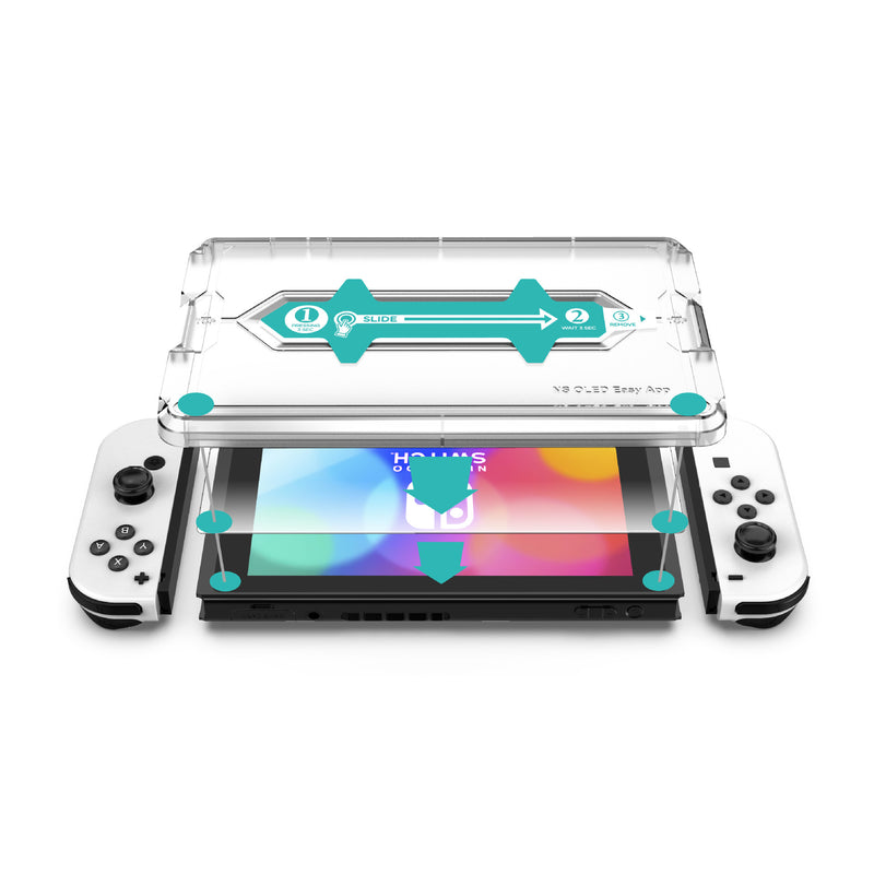 Load image into Gallery viewer, [Easy Automatic Fit] Magic Glass Protector - Nintendo Switch OLED Screen Protector
