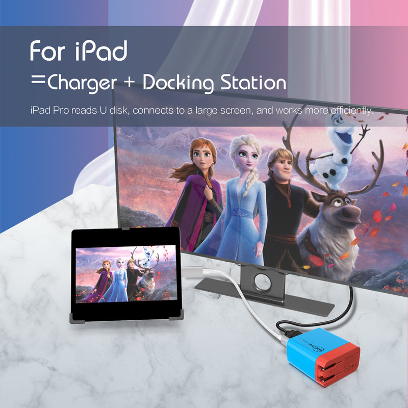 Chargez l&#39;image dans la visionneuse de la galerie, Switch Dock GaN Fast Charging HDMI Hub Portable Dock
