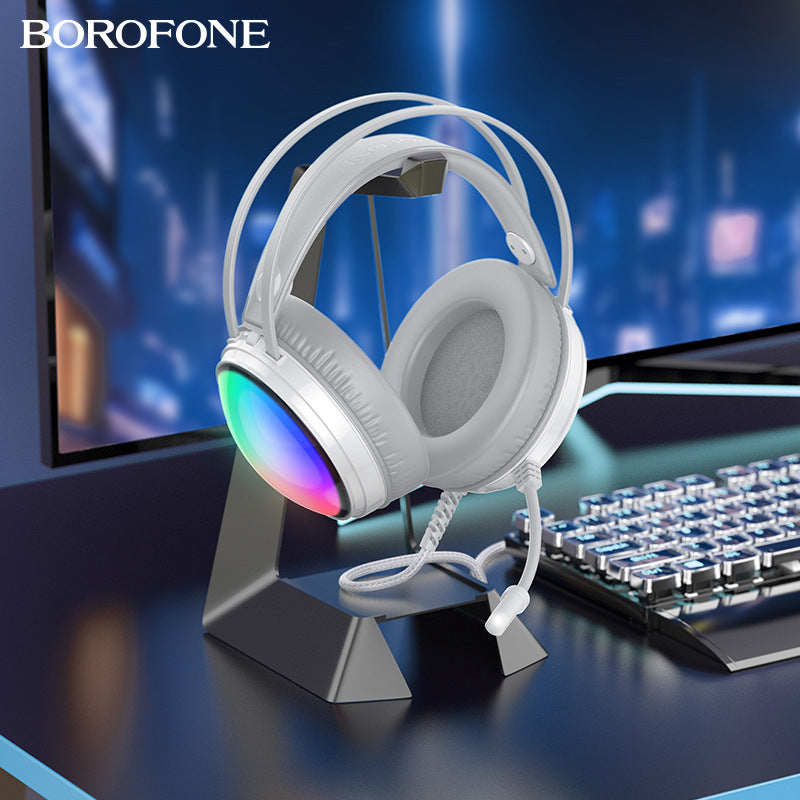 Load image into Gallery viewer, [BO108] Borofone Wired RGB Light Gaming Earphone Earpod Headphone - Polar Tech Australia
