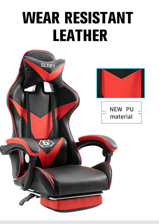 PU Leather Gaming Racing Chair OFFICE Computer Chair - Polar Tech Australia