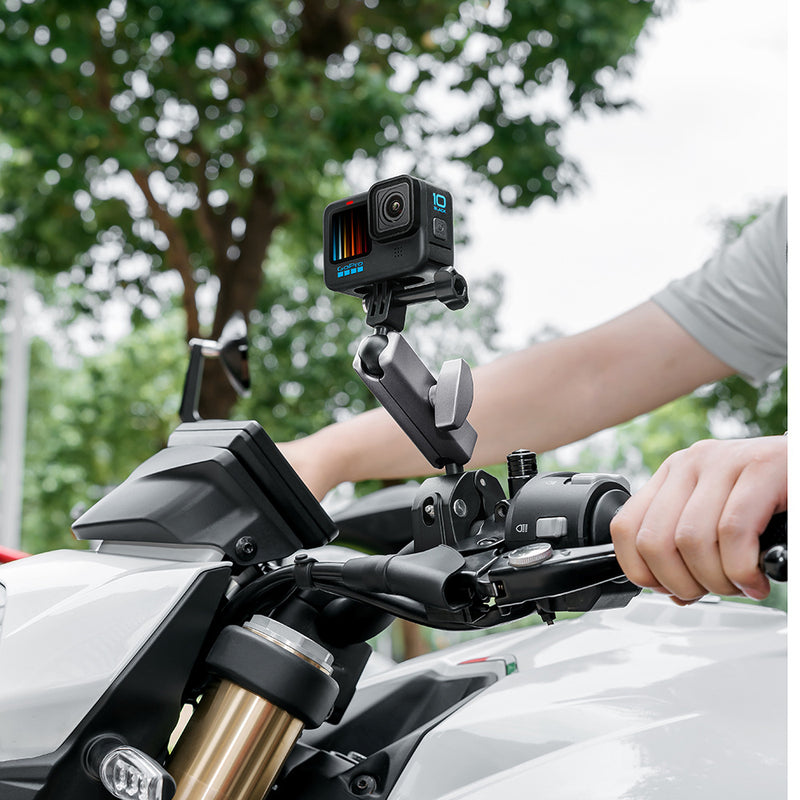 Chargez l&#39;image dans la visionneuse de la galerie, GoPro Accessories | Action Camera Mount | Insta360 X3 Bicycle &amp; Motorcycle Handlebar Mount
