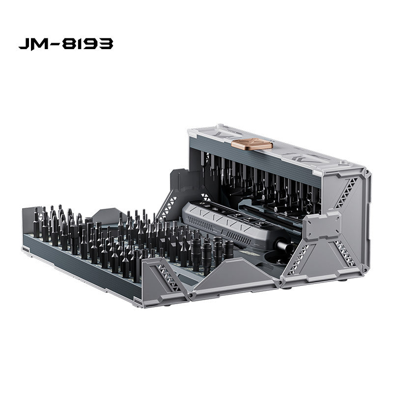 Load image into Gallery viewer, [JM-8193] JAKEMY 180-in-1 Electric Mini Container Smart LED Rectangular Electric Screwdriver Set with 3-Speed Torque
