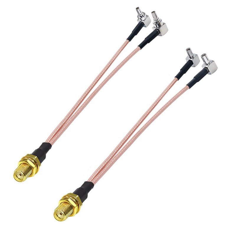 Cargue la imagen en el visor de la galería, [15cm] SMA Female to Dual TS9 Male Splitter Cable
