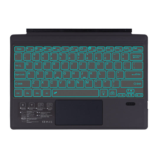 Microsoft Surface Go 1/2/3 Compatible Wireless Keyboard Cover With Back light - Polar Tech Australia