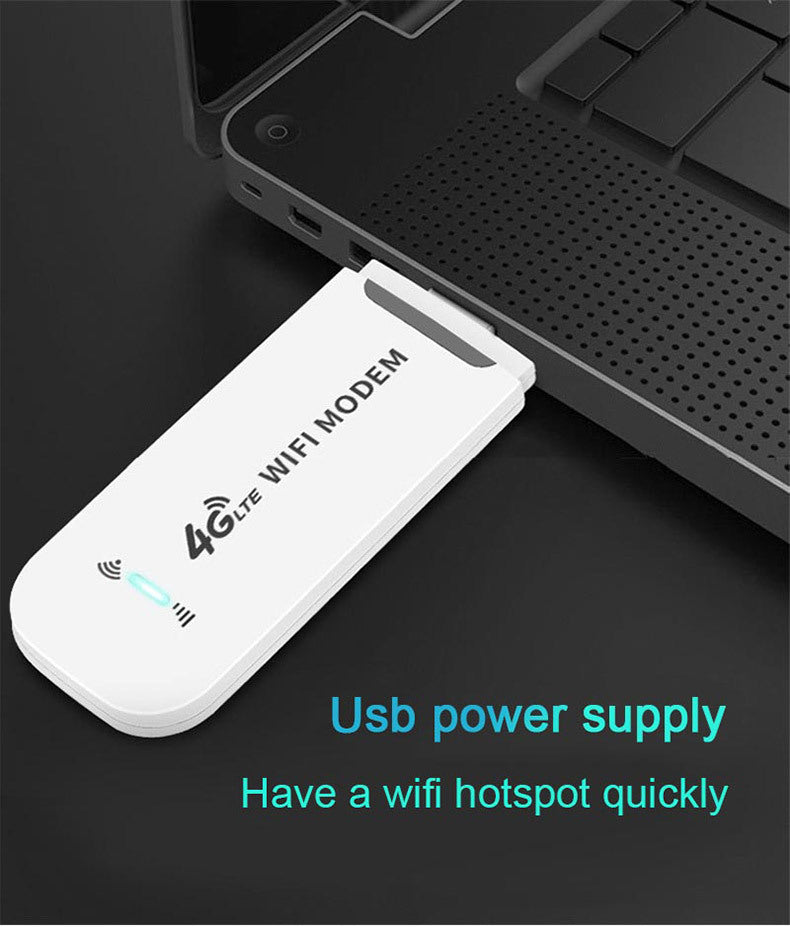 Cargue la imagen en el visor de la galería, [U96-3] 4G Wireless Internet Dongle LTE SIM Card Mini Portable 4G Modem 150Mbps with WiFi USB Dongle
