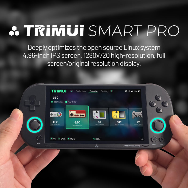 Chargez l&#39;image dans la visionneuse de la galerie, Trimui Smart Pro Handheld Game Console Open Source Linux System
