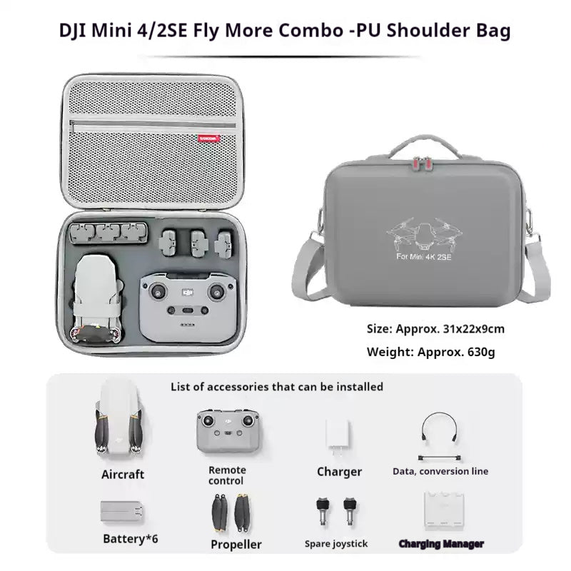 Load image into Gallery viewer, DJI Mini 3/4 Pro/2 SE Storage Bag Portable Case
