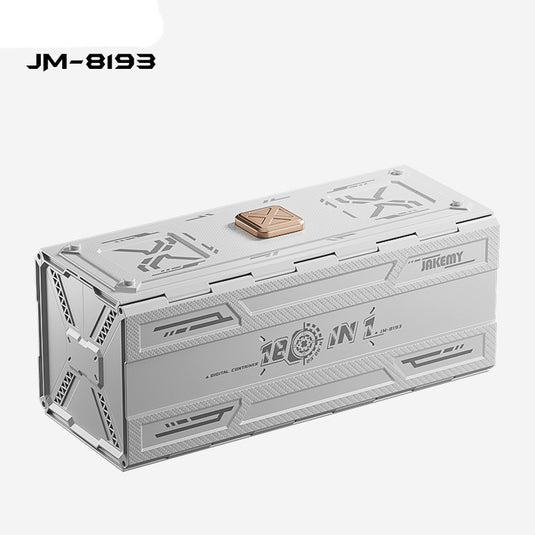 [JM-8193] JAKEMY 180-in-1 Electric Mini Container Smart LED Rectangular Electric Screwdriver Set with 3-Speed Torque