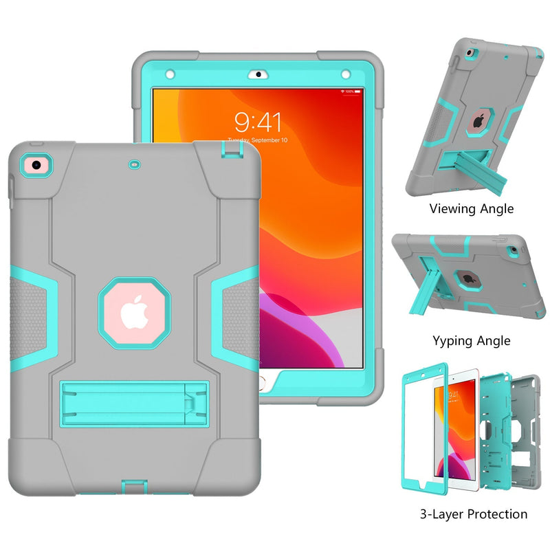 Cargue la imagen en el visor de la galería, Apple iPad Pro 3/4/5/6 12.9&quot; Defender Heavy Duty Drop Proof Rugged Protective Stand Case - Polar Tech Australia
