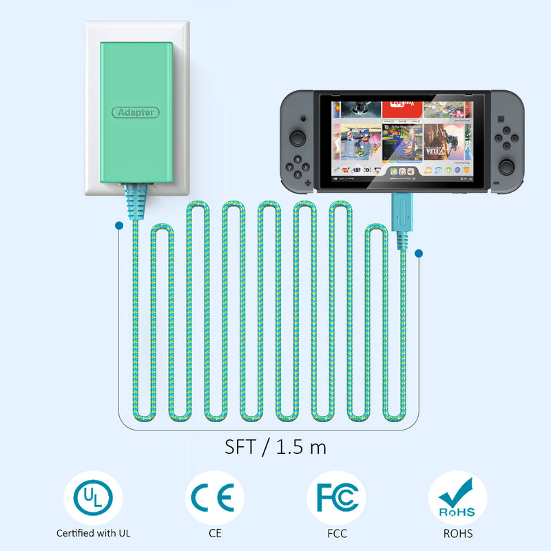 Chargez l&#39;image dans la visionneuse de la galerie, Nintendo Mario Edition SWITCH Charger SWITCH AC Adapter Power Supply
