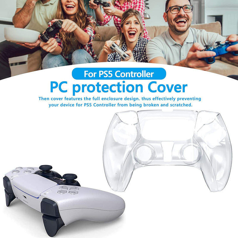 Load image into Gallery viewer, PS5 Wireless Controller Full Cover Crystal Protective Case
