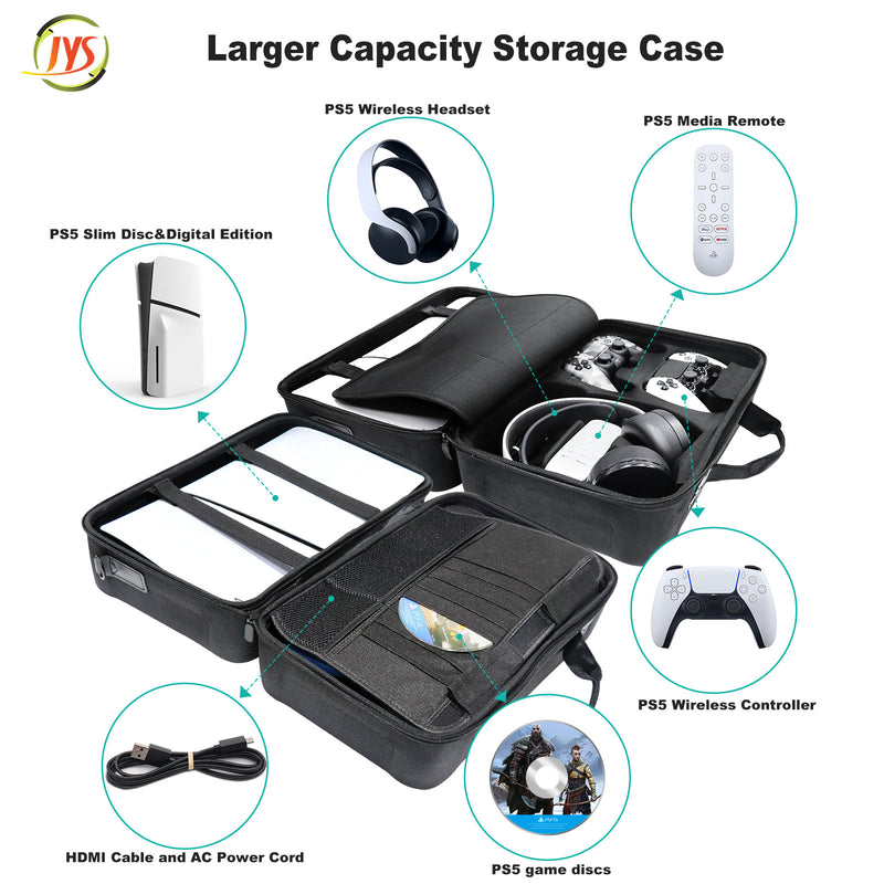 Load image into Gallery viewer, PS5 Slim Heavy Duty Storage and Protective Case Carrying Bag
