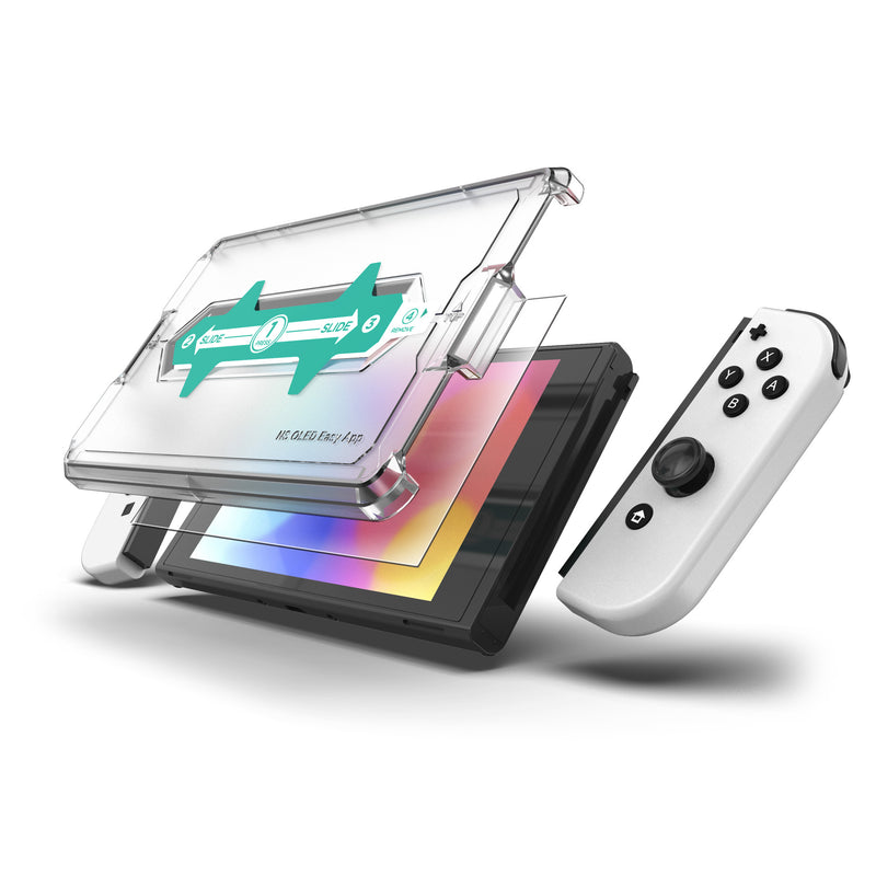 Chargez l&#39;image dans la visionneuse de la galerie, [Easy Automatic Fit] Magic Glass Protector - Nintendo Switch OLED Screen Protector
