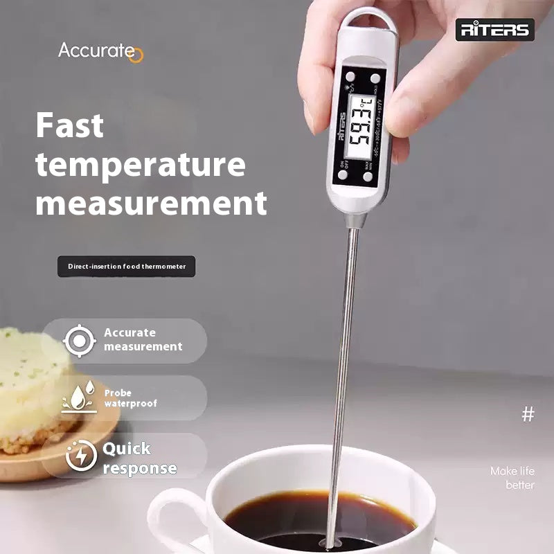 Chargez l&#39;image dans la visionneuse de la galerie, [Riters] Food Thermometer for Baking: Precisely measures oil, water, and milk temperatures (-50℃ to 300℃)
