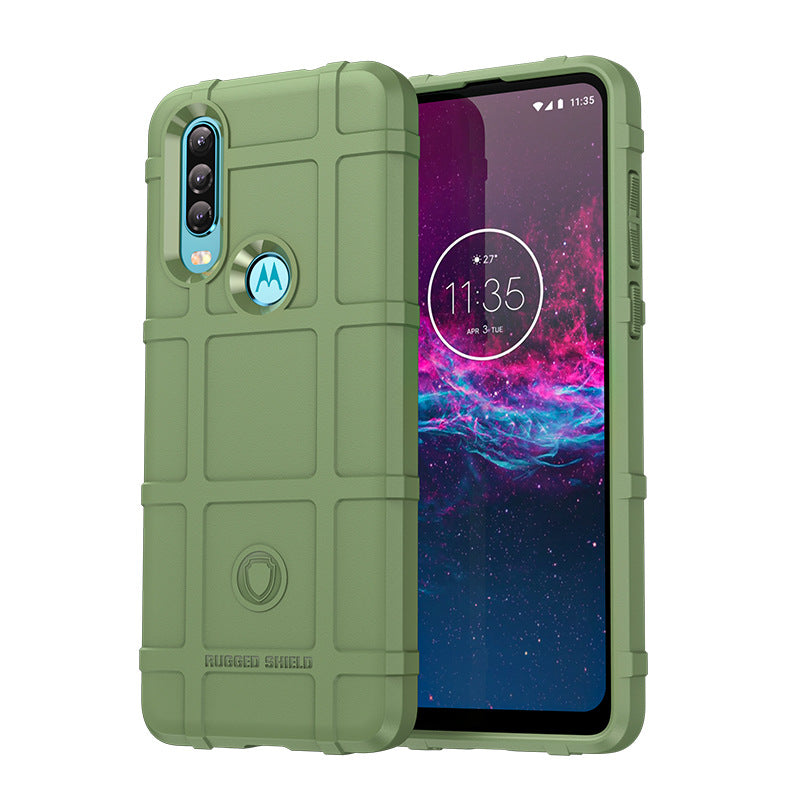 Load image into Gallery viewer, Motorola Moto One Action - Shield Shockproof Rugged Heavy Duty Case  With 2PC Tempered Glass Screen Protector
