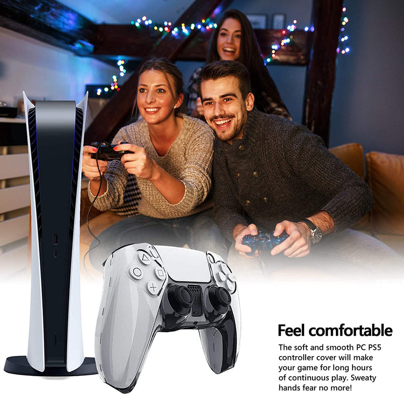 Load image into Gallery viewer, PS5 Wireless Controller Full Cover Crystal Protective Case
