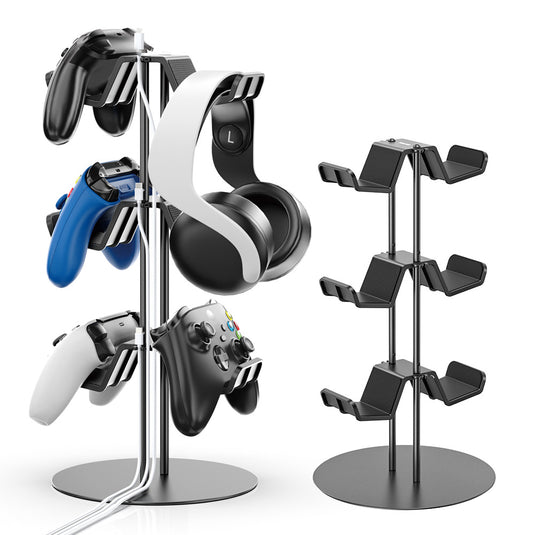 PS5 Game Controllers and Headset Storage Organizer Rack