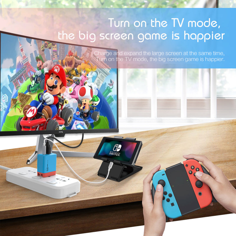 Chargez l&#39;image dans la visionneuse de la galerie, Switch Dock GaN Fast Charging HDMI Hub Portable Dock
