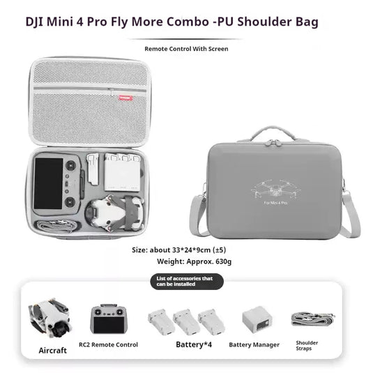 DJI Mini 3/4 Pro/2 SE Storage Bag Portable Case