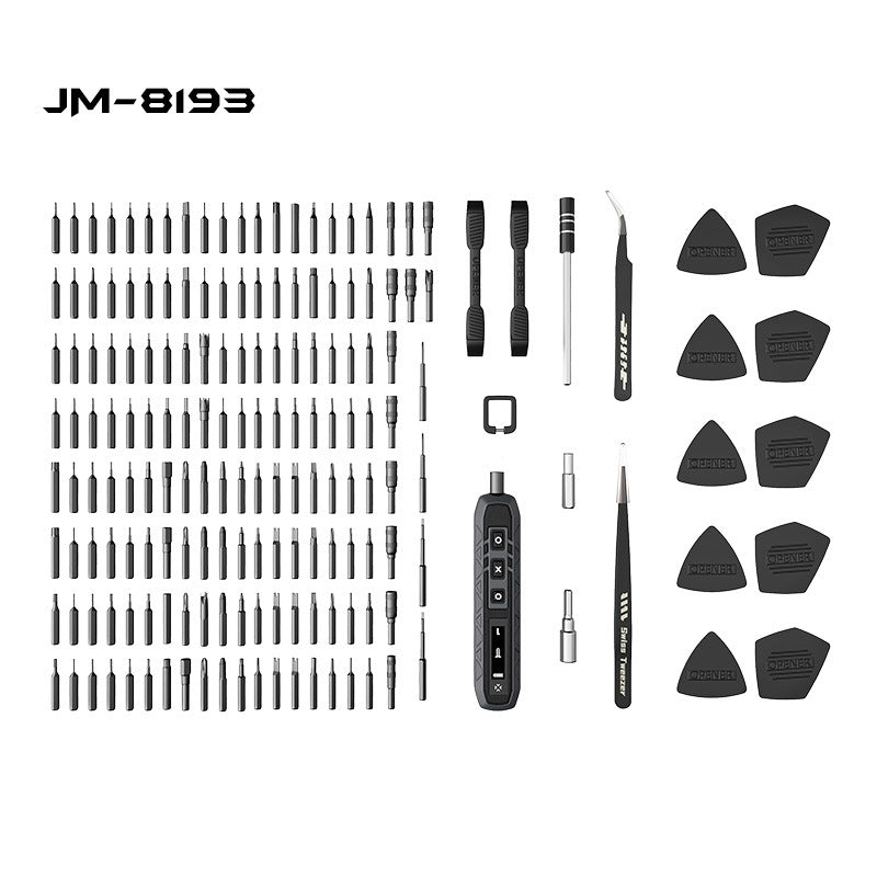 Load image into Gallery viewer, [JM-8193] JAKEMY 180-in-1 Electric Mini Container Smart LED Rectangular Electric Screwdriver Set with 3-Speed Torque
